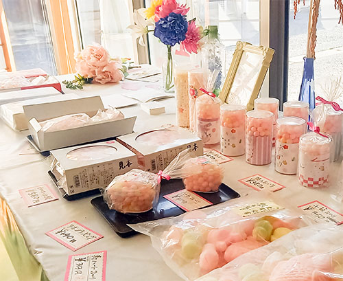 たくさんのおいりが並んでいました