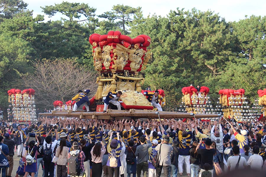 豪華絢爛で圧倒的迫力のちょうさ